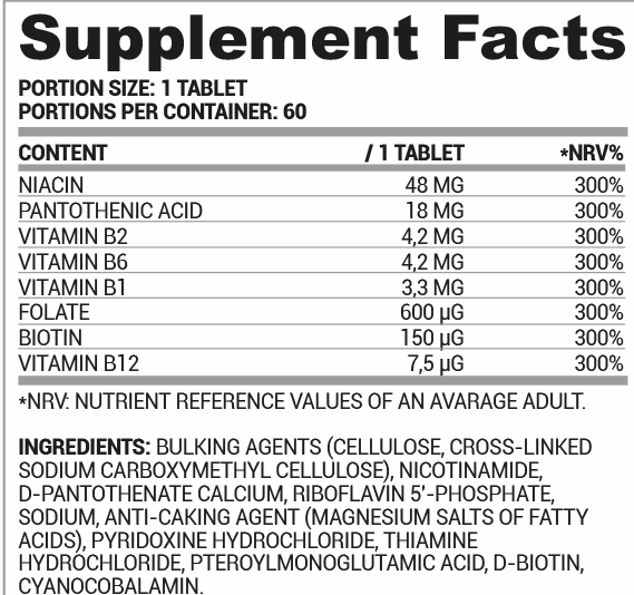 Nutriversum B-complex - B-vitamin komplex